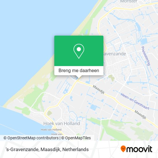 's-Gravenzande, Maasdijk kaart