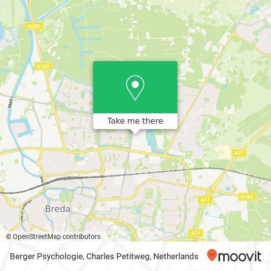 Berger Psychologie, Charles Petitweg kaart
