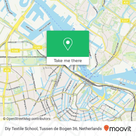 Diy Textile School, Tussen de Bogen 36 kaart