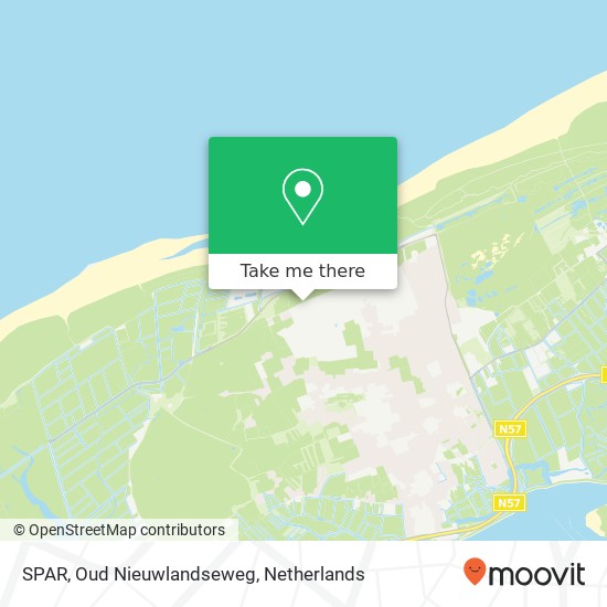 SPAR, Oud Nieuwlandseweg kaart