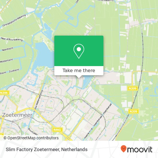 Slim Factory Zoetermeer, Dijkmanschans 188 kaart