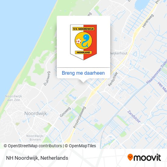 NH Noordwijk kaart