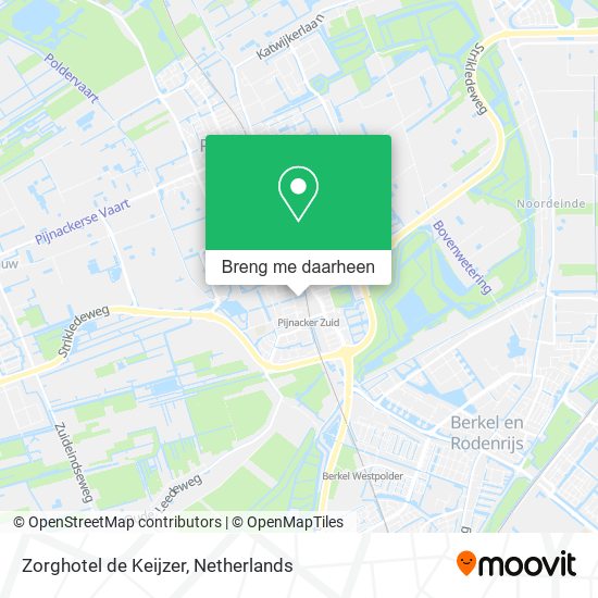 Zorghotel de Keijzer kaart