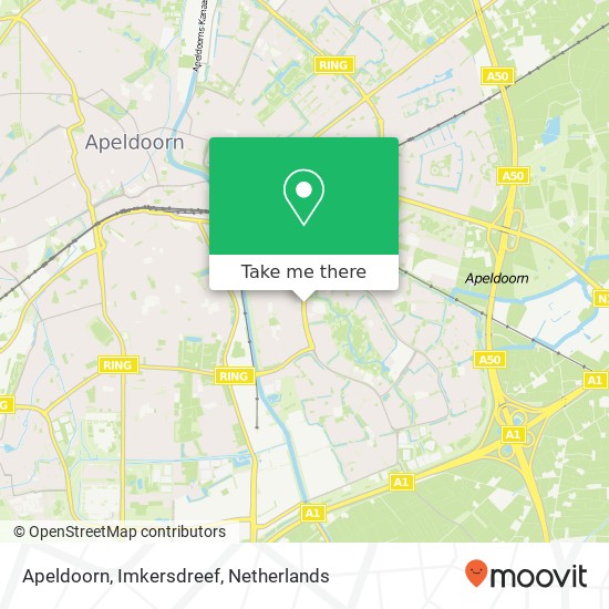 Apeldoorn, Imkersdreef kaart