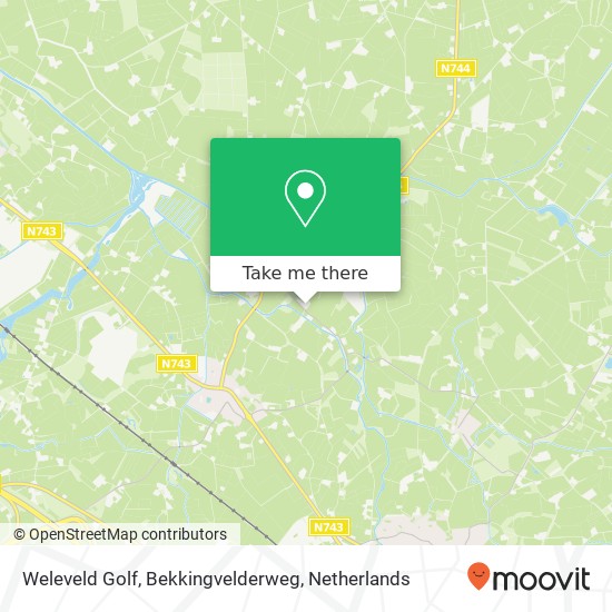 Weleveld Golf, Bekkingvelderweg kaart