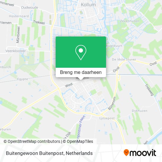 Buitengewoon Buitenpost kaart