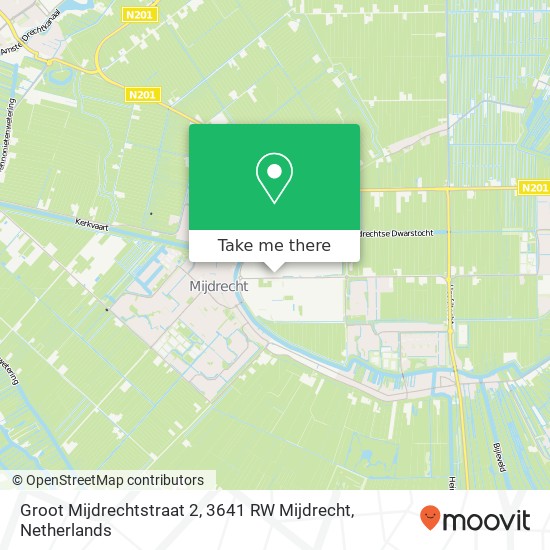 Groot Mijdrechtstraat 2, 3641 RW Mijdrecht kaart