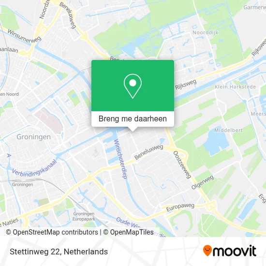 Stettinweg 22 kaart