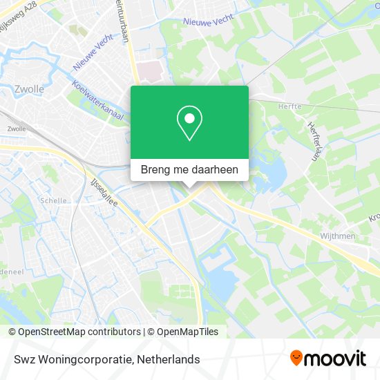 Swz Woningcorporatie kaart
