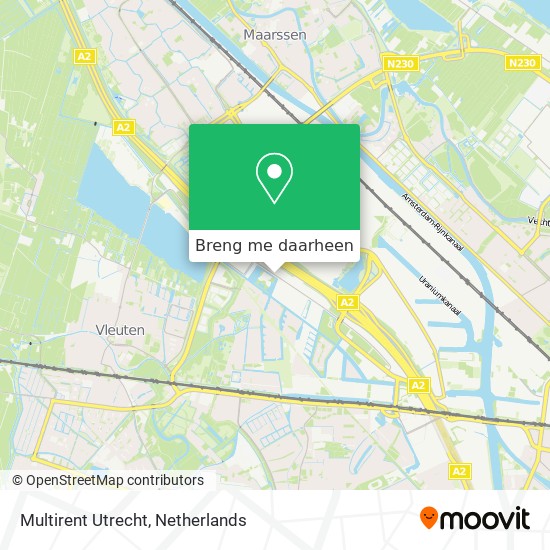 Multirent Utrecht kaart