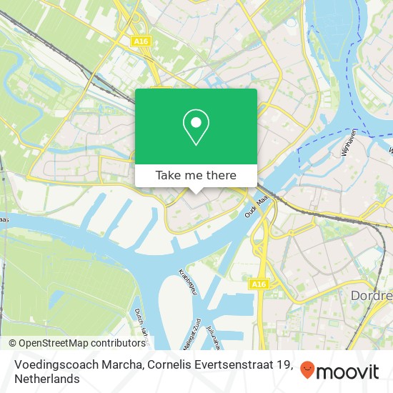 Voedingscoach Marcha, Cornelis Evertsenstraat 19 kaart