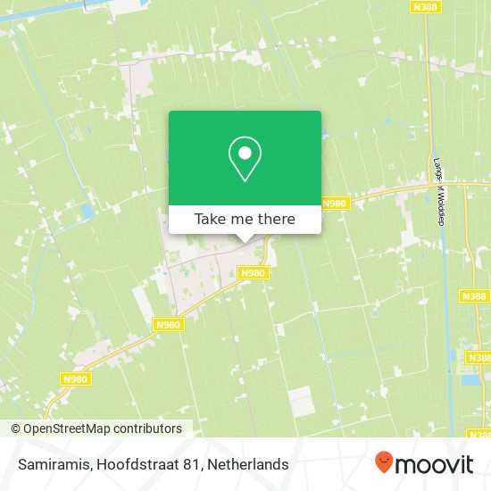 Samiramis, Hoofdstraat 81 kaart