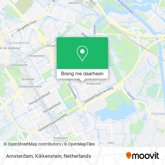 Amsterdam, Kikkenstein kaart