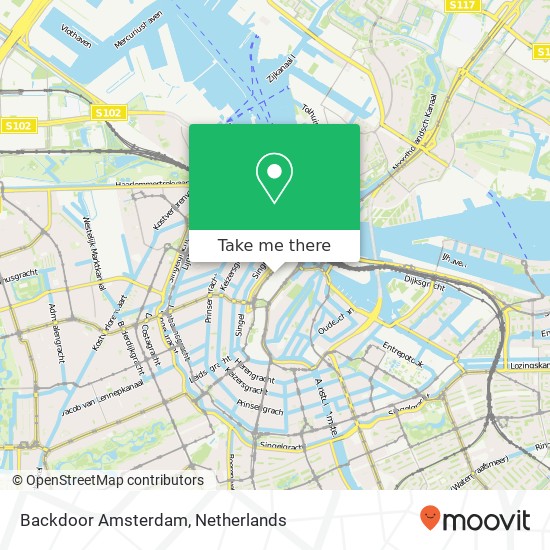 Backdoor Amsterdam kaart