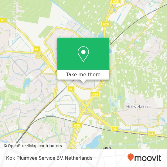 Kok Pluimvee Service BV kaart