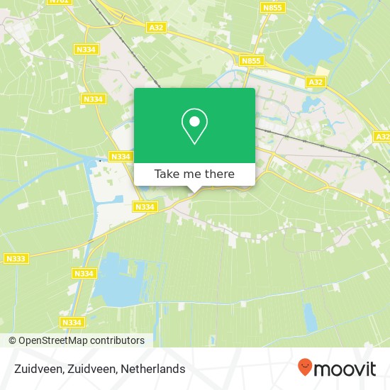 Zuidveen, Zuidveen kaart