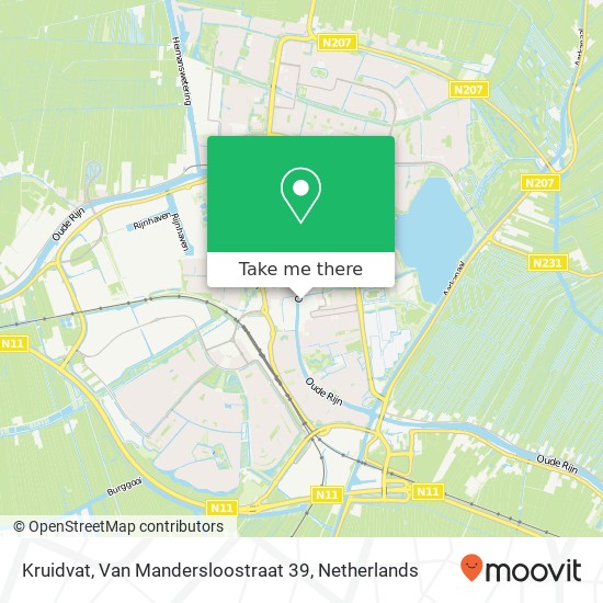 Kruidvat, Van Mandersloostraat 39 kaart