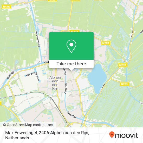 Max Euwesingel, 2406 Alphen aan den Rijn kaart