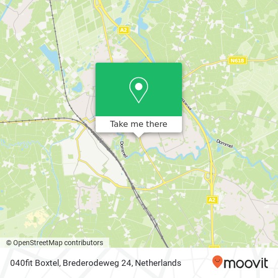 040fit Boxtel, Brederodeweg 24 kaart