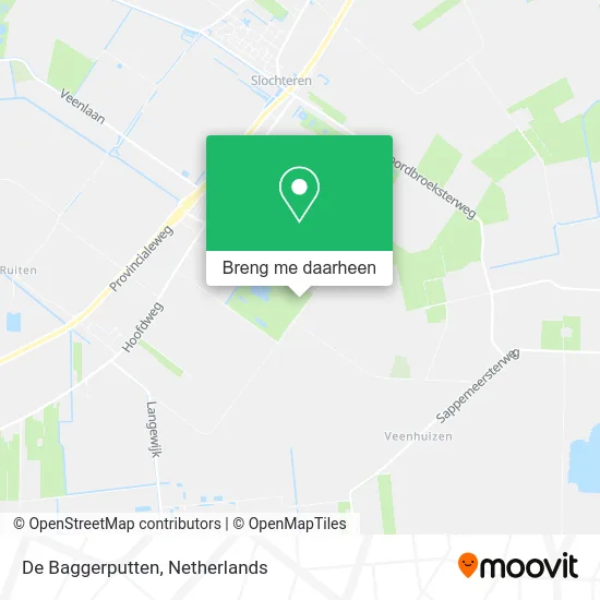 De Baggerputten kaart