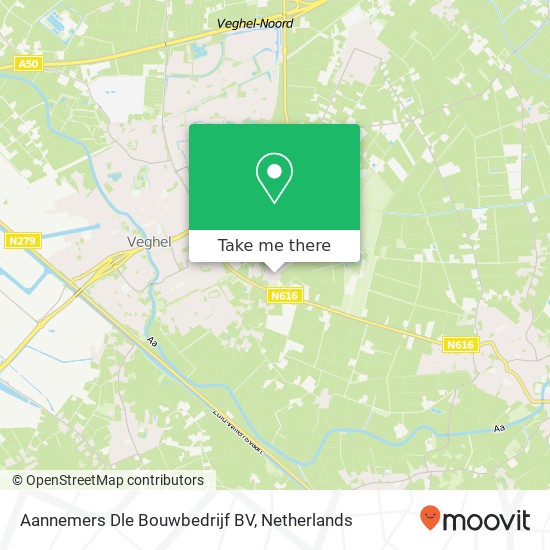 Aannemers Dle Bouwbedrijf BV kaart