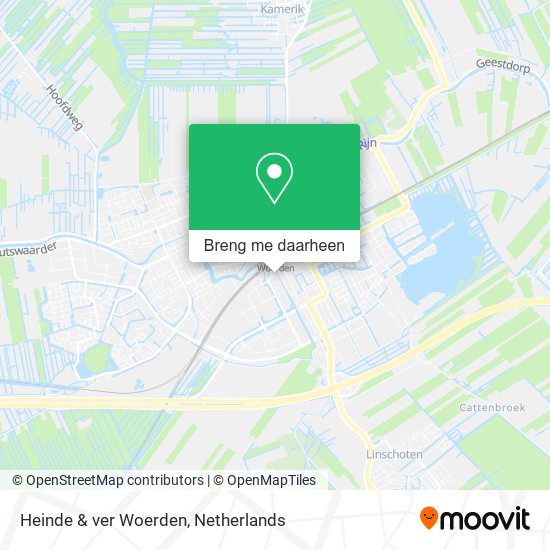 Heinde & ver Woerden kaart