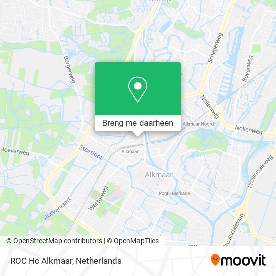 ROC Hc Alkmaar kaart