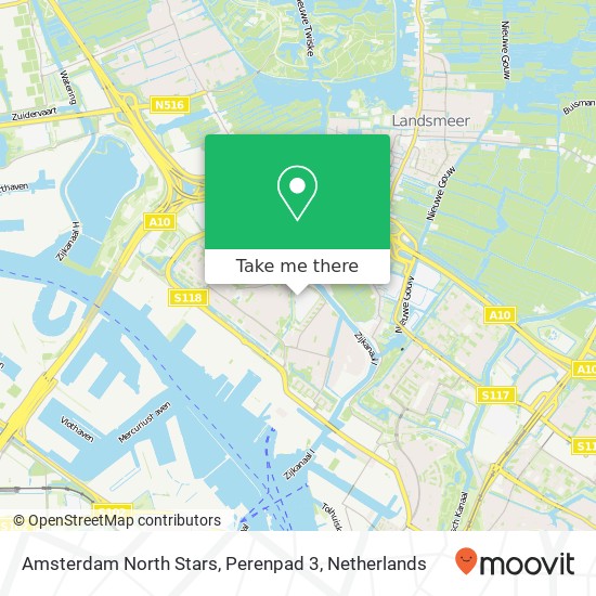 Amsterdam North Stars, Perenpad 3 kaart