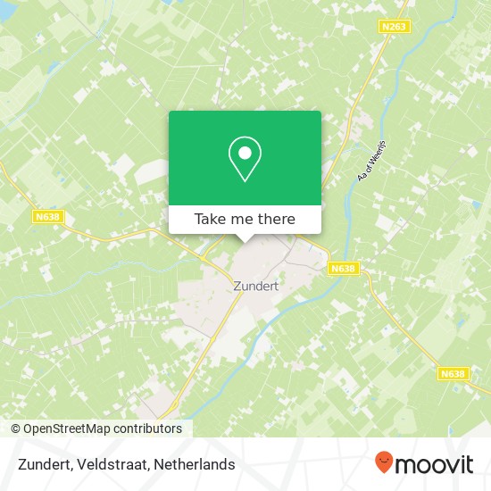 Zundert, Veldstraat kaart