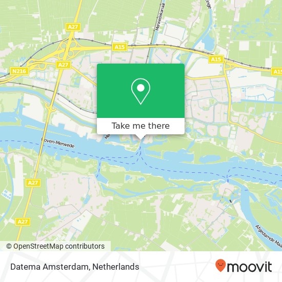 Datema Amsterdam kaart