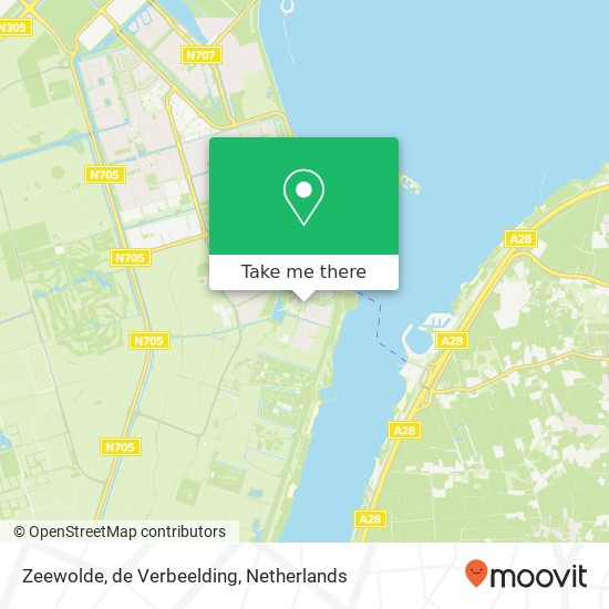 Zeewolde, de Verbeelding kaart