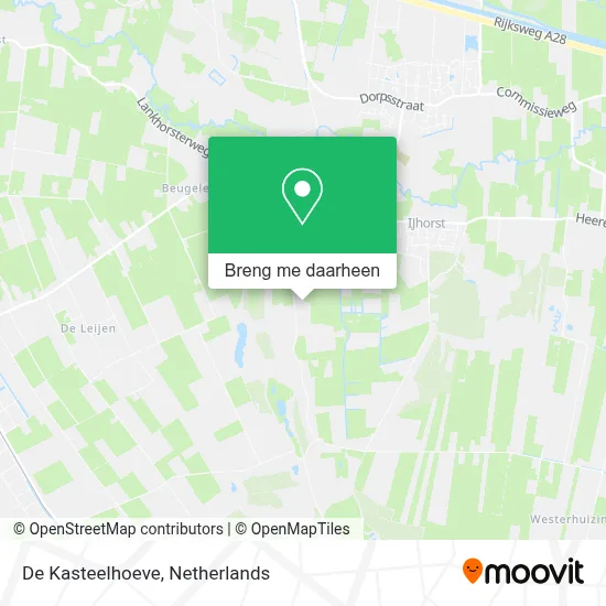 De Kasteelhoeve kaart
