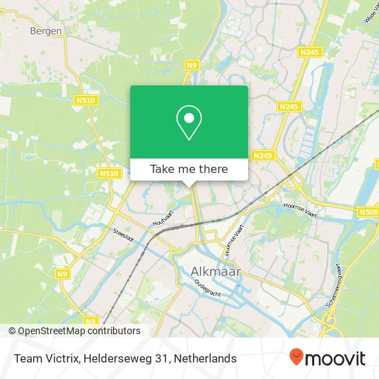 Team Victrix, Helderseweg 31 kaart