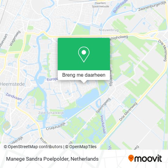 Manege Sandra Poelpolder kaart
