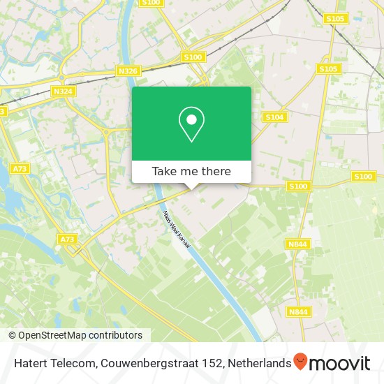 Hatert Telecom, Couwenbergstraat 152 kaart