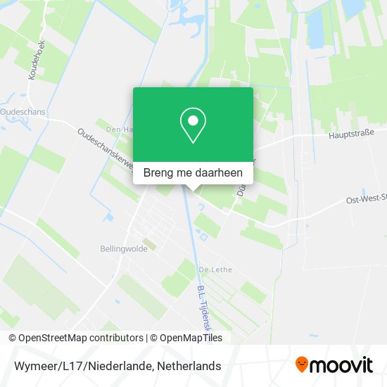 Wymeer/L17/Niederlande kaart
