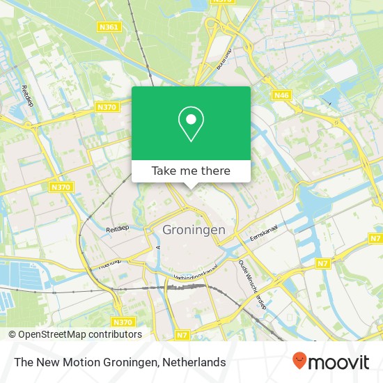 The New Motion Groningen kaart