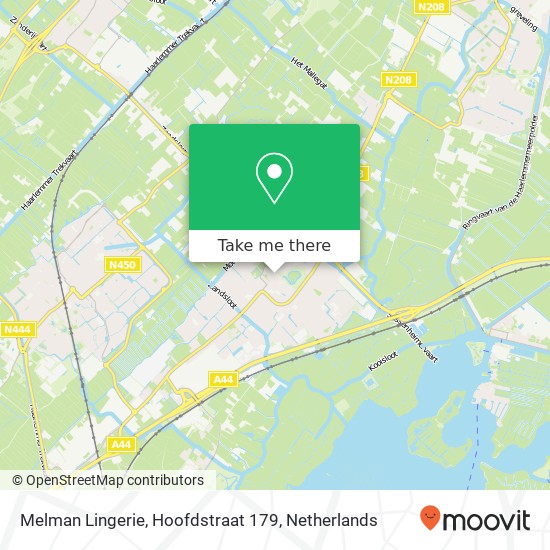 Melman Lingerie, Hoofdstraat 179 kaart