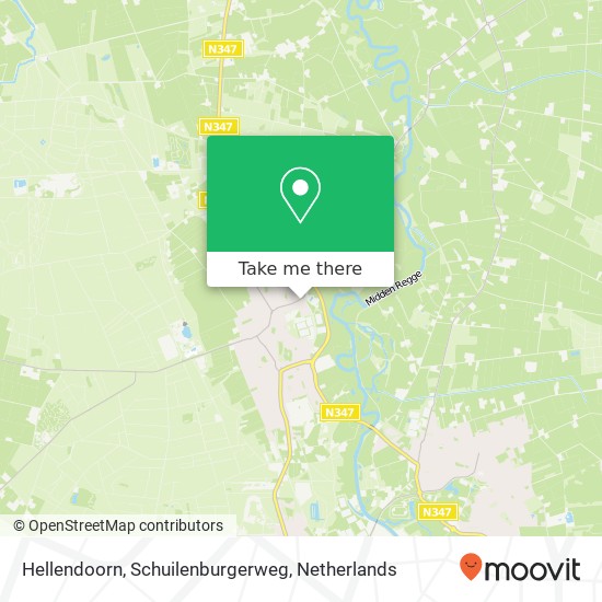 Hellendoorn, Schuilenburgerweg kaart