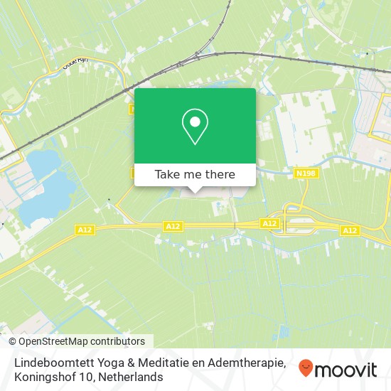 Lindeboomtett Yoga & Meditatie en Ademtherapie, Koningshof 10 kaart