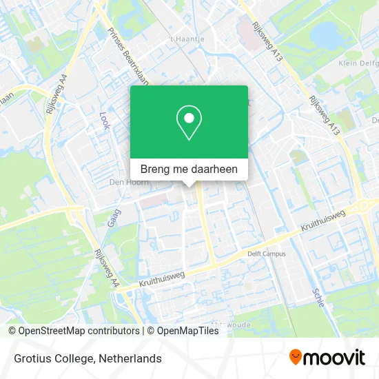 Grotius College kaart