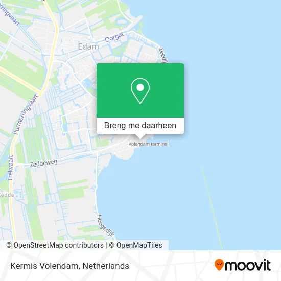 Kermis Volendam kaart