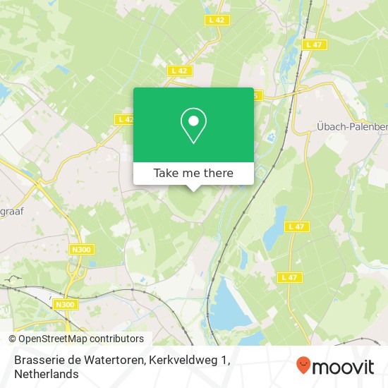 Brasserie de Watertoren, Kerkveldweg 1 kaart