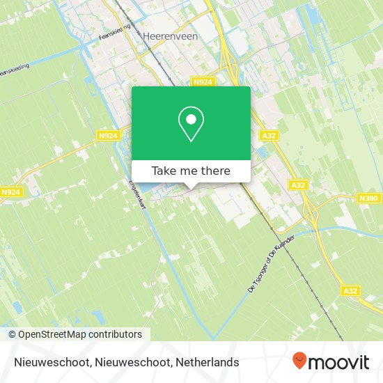 Nieuweschoot, Nieuweschoot kaart