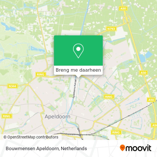 Bouwmensen Apeldoorn kaart