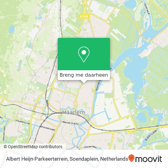 Albert Heijn-Parkeerterrein, Soendaplein kaart