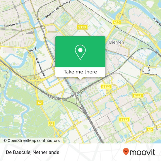 De Bascule, Rijksstraatweg 145 kaart