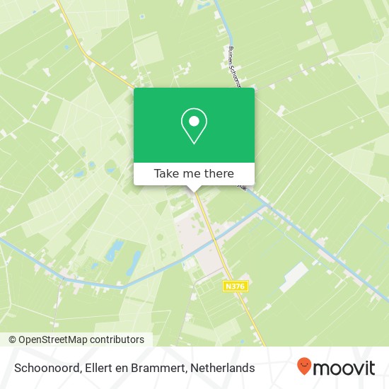 Schoonoord, Ellert en Brammert kaart