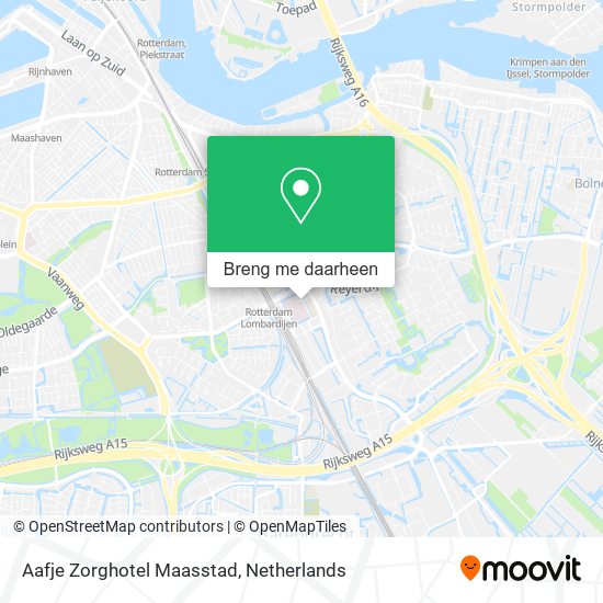 Aafje Zorghotel Maasstad kaart