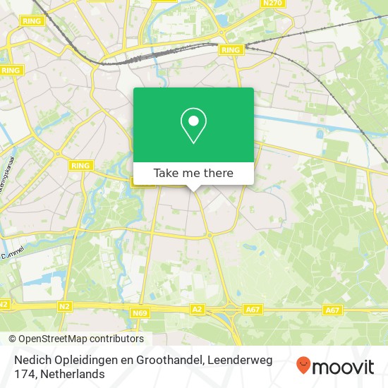 Nedich Opleidingen en Groothandel, Leenderweg 174 kaart